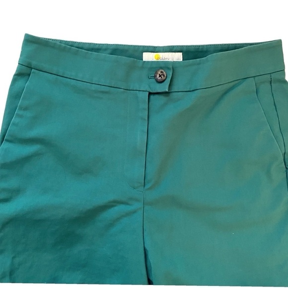 Boden Cuffed Sage Green Shatham High Waisted Career Trousers Slacks Pants - Picture 4 of 8